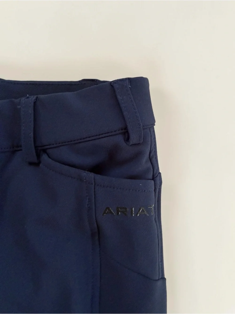 ARIAT EUC/LN Navy Blue Pro Series Youth Riding Breeches w/ Knee Grip